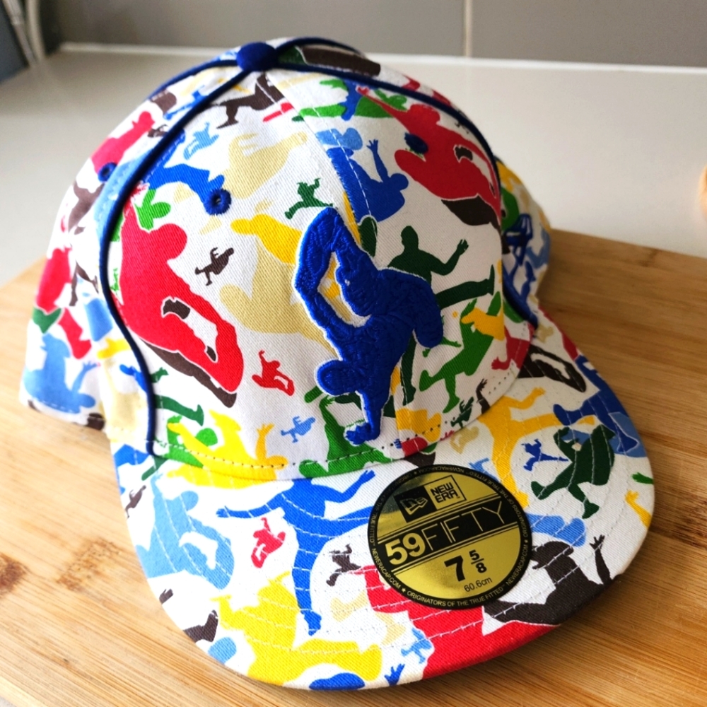 BNWT NEW ERA 59 Fifty Fitted Breakdance Baseball Cap Hat B-Boy Festival Sz 7 5/8